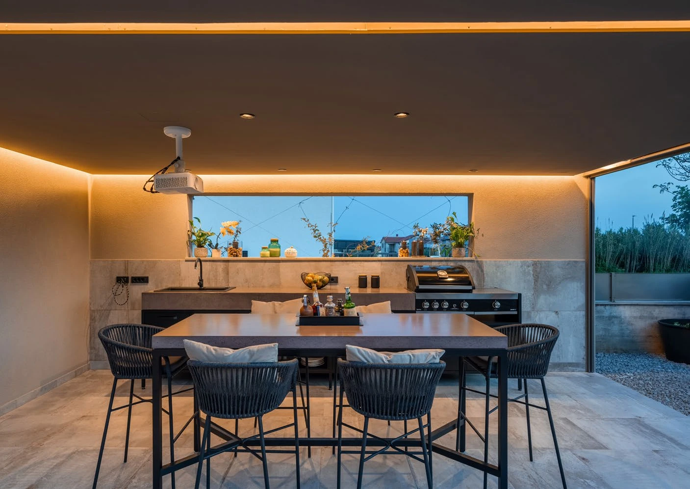 After Sunset — Evoluta outdoor kitchen in Poreč, Croatia