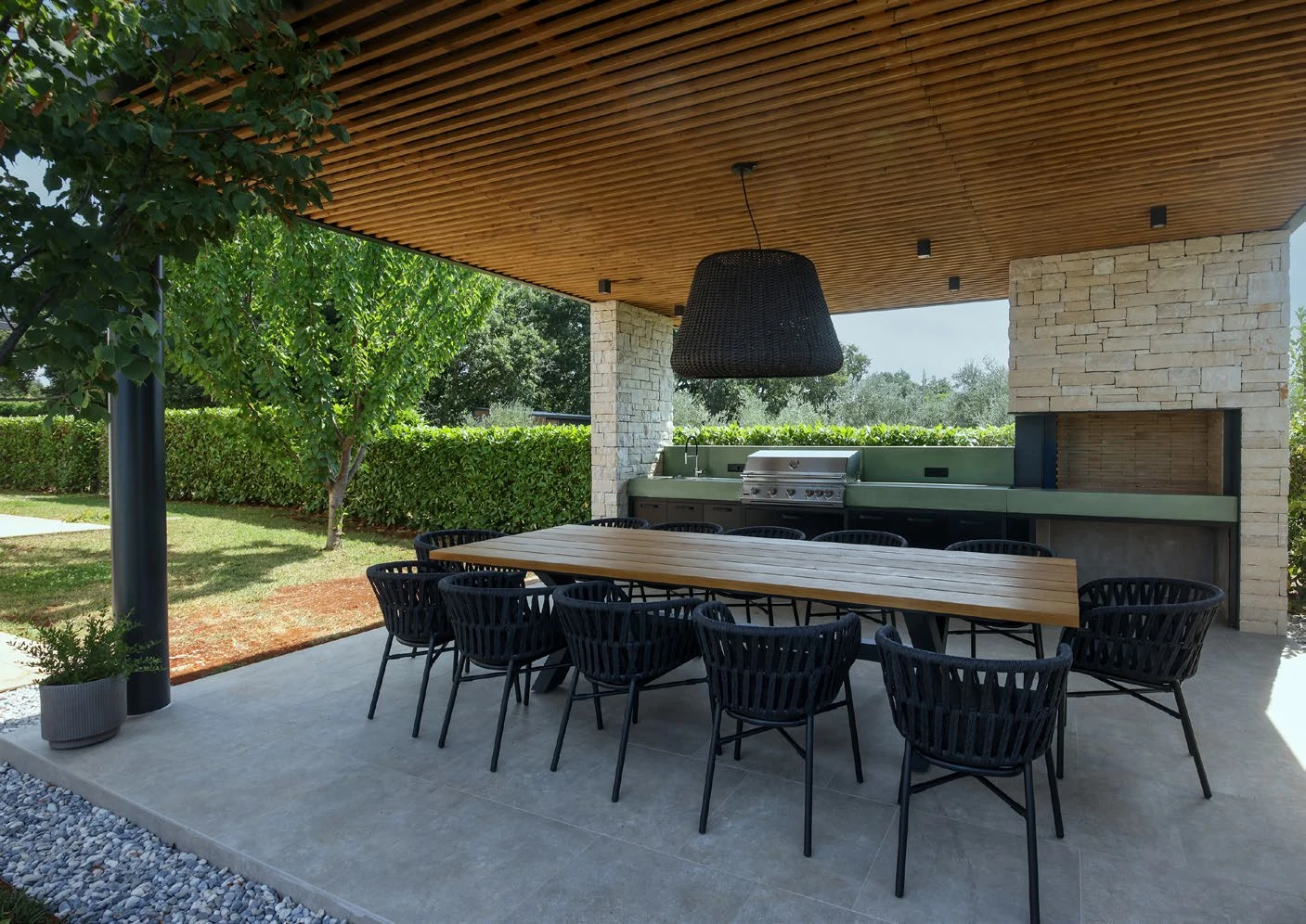 The Garden Room — Evoluta outdoor kitchen in Poreč, Croatia