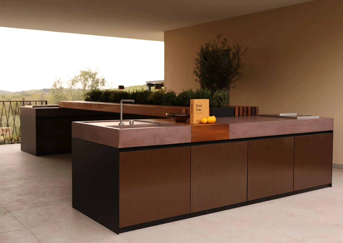 Golden Hour — Evoluta outdoor kitchen in Poreč, Croatia